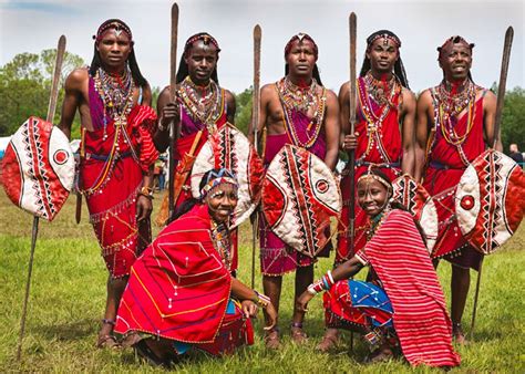 People Culture And Food In Masai Mara Traditional Maasai Peoples
