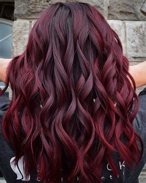 35 Sexy Dark Red Hair Color Ideas 2020 Styles