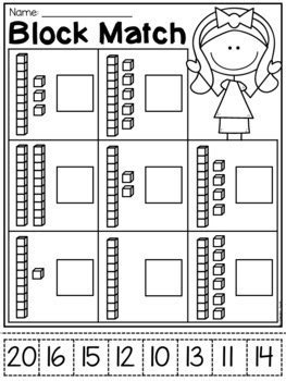 Units place value worksheets provide ample resources in identifying place value of units, tens and hundreds. Kindergarten Place Value Worksheets by My Teaching Pal | TpT