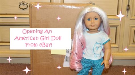 opening my american girl doll from ebay youtube