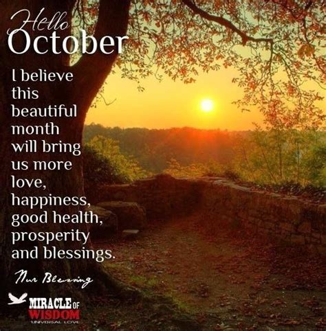 Hello October Quotes To Inspire And Motivate
