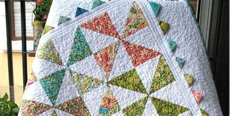 Pinwheels With Prairie Points Are Oh So Charming Quilting Digest