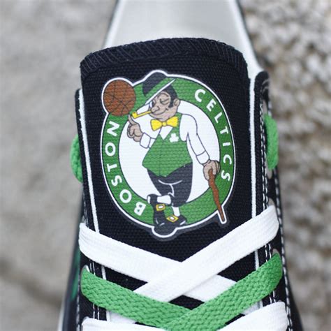 Boston Celtics Low Top Shoes Shoes For Nba Fans Basketball Etsy