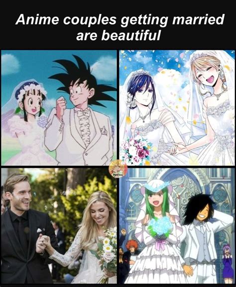 Anime Couples Getting Married Are Beautiful