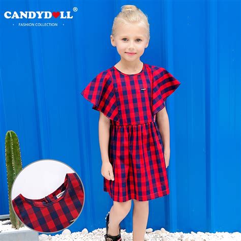 Candydoll 2017 Children Girls Dresses Summer Europenandamerican Style
