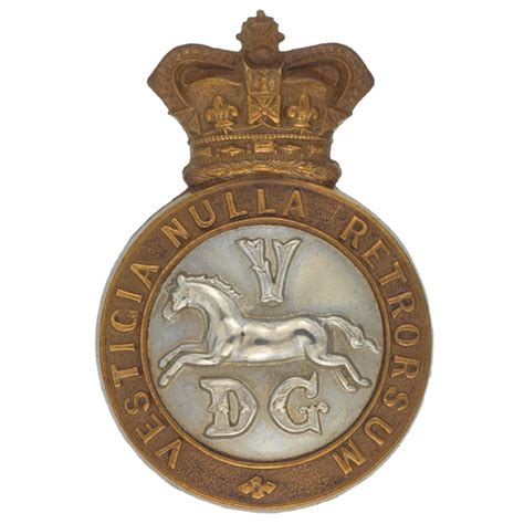 Military Badges Coaster Army 5th Dragoon Guards Rfeie