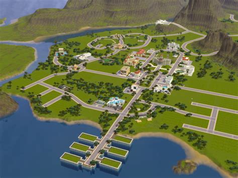 My Sims 3 Blog A Greener Lucky Palms Empty World And With Community