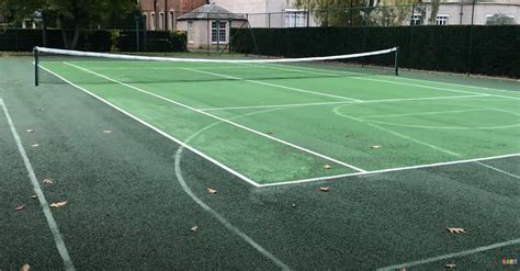 Residential Tennis Court Clean And Paint In Coventry Soft Surfaces