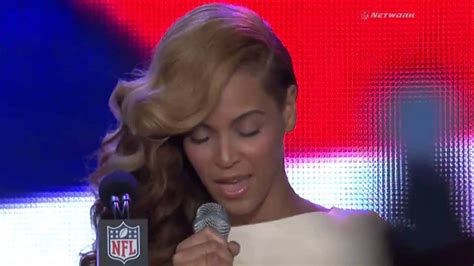 Beyoncé Sings The National Anthem Youtube