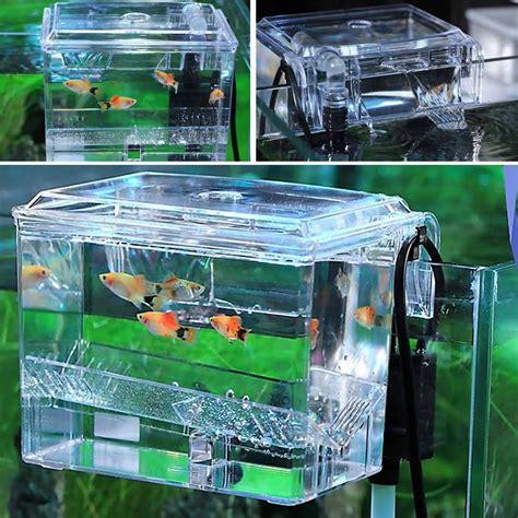 Aquarium Breeding Hatchery Boxes Fish Tank Acrylic Incubator Aquarium