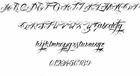 Select a font from our collection of free tattoo fonts, enter text for your tattoo, choose color and then download your image or print it. 10 Cursive Graffiti Font Images - Fancy Cursive Tattoo ...