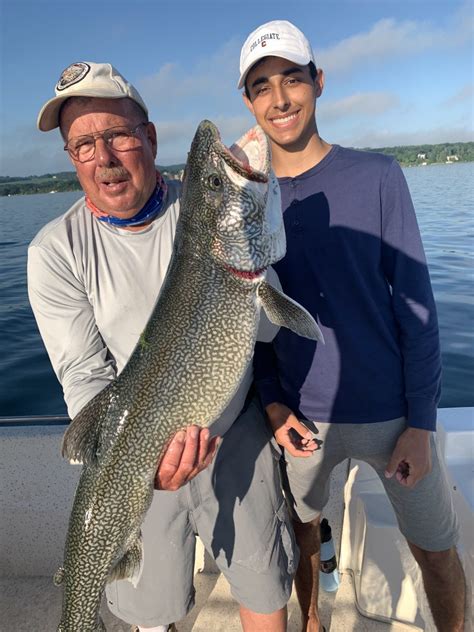Skaneateles Lake Lunker Trout Show Up Heavy Lucky Buck Fishing