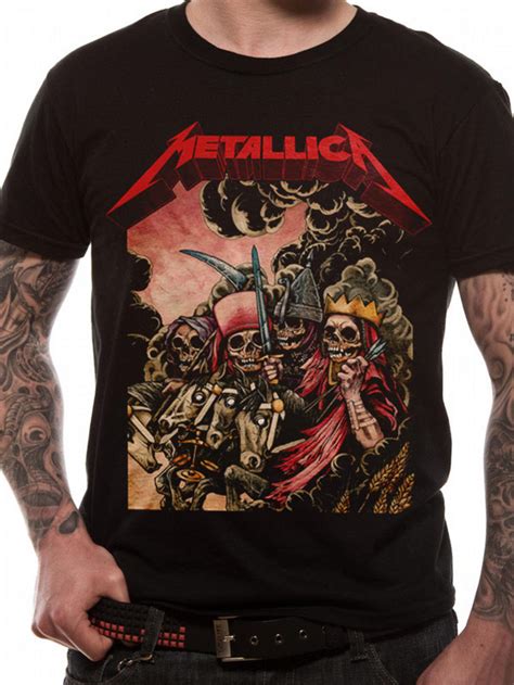Another pushead drawn metallica shirt. Metallica (Four Horsemen) T-shirt | TM Shop