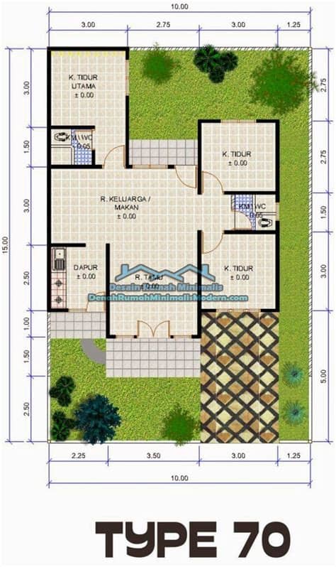 Hal ini disebabkan karena kini banyak keluarga nah, untuk mengatasinya rumah minimalis dua lantai dengan tipe 36 ini adalah solusinya. denah rumah minimalis type 70 1 lantai. Bisa jadi ...