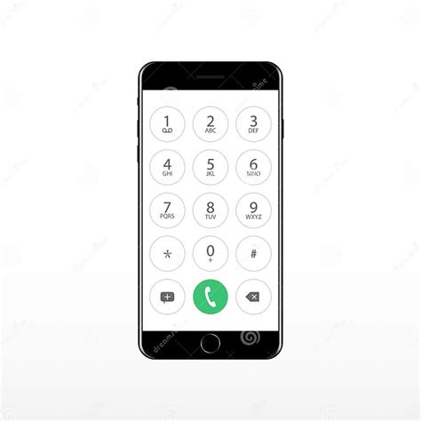 Keypad For On Smartphone Keyboard Template In Smartphone Keypad For A