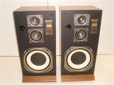 Vintage Fisher Stv 410m Stereo Speaker Set 12900 Picclick