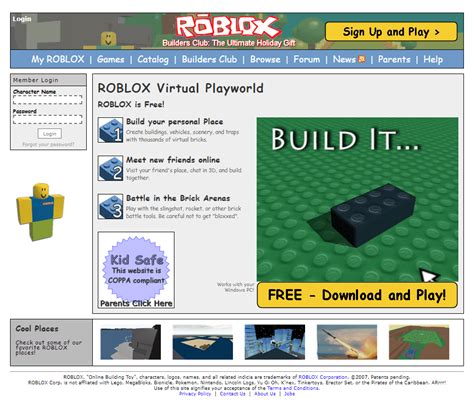 How To Play Roblox In 2007