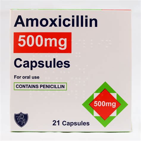 Amoxicillin Capsules 500mg 21 Ashtons Hospital Pharmacy Services Ltd