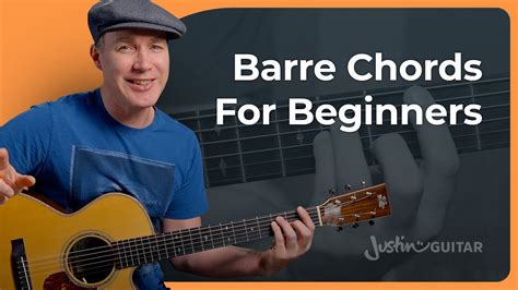 Easy Barre Chords For Beginners Youtube