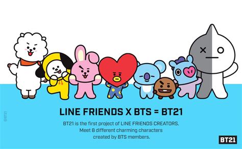 From the far distant space, tata was always curious about everything across the there, tata made up his mind to become a superstar and met 6 of the most charming members: BTS's BT21 Characters In Collaboration With UNIQLO ...