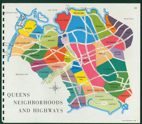 Queens Neighborhoods 1964 1964 Map Feel Free To Add Your Flickr