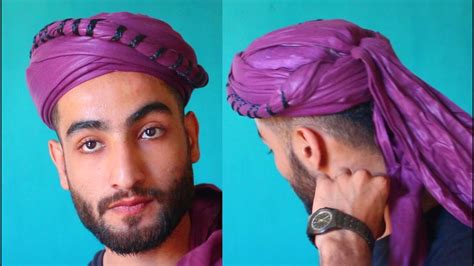 How To Tie Amamah In Fancy Look How To Style Turban A Tutorial Turban Adeal Amaan Ullah