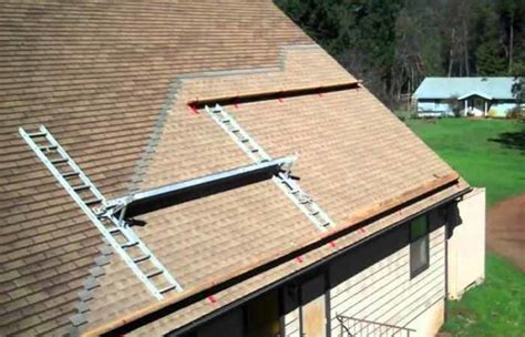 How To Put A Ladder On A Sloped Roof Roofscour