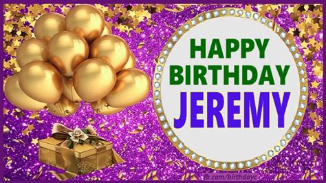 Happy Birthday Jeremy Images 