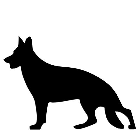 German Shepherd Silhouette Clip Art At Getdrawings Free Download