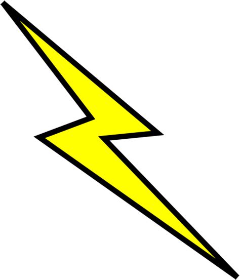 Yellow Lightning Bolt Png Transparent Background Free Download 34126