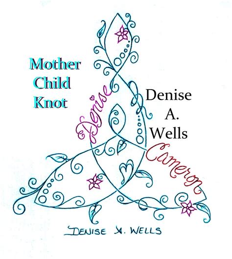 Mother Child Knot Tattoo Design By Denise A Wells Flickr
