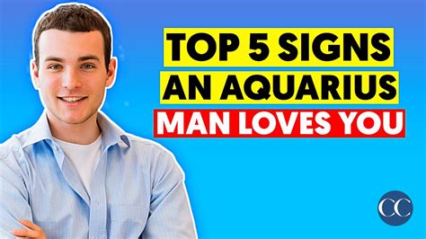 💖top 5 Signs An Aquarius Man Loves You 🥰 Youtube