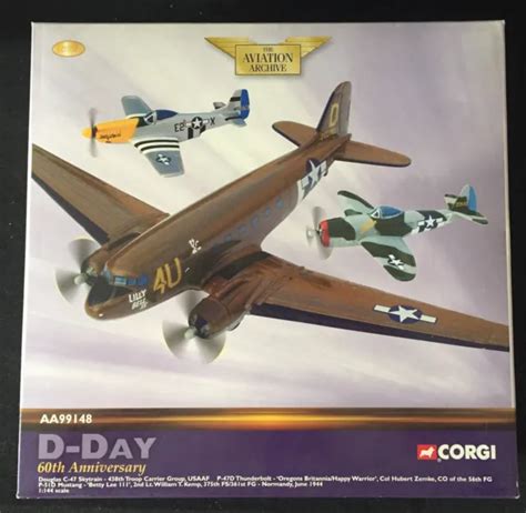 Corgi Aviation 1144 D Day 60th Anniversary Douglas C 47 Skytrain 2