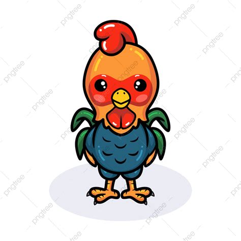 Cute Rooster Vector Hd Png Images Cute Happy Little Rooster Cartoon