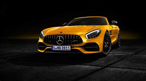 Mercedes Amg Gt S Roadster Yellow Uhd 4k Wallpaper Pixelz