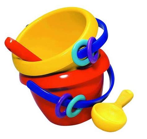 Spielstabil Baby Bucket Assorted 1 Bucket 1 Shovel Sand Buckets