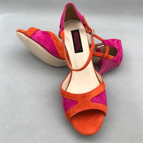 classical high heel flamenco dance shoes argentina tango shoes pratice shoes mst6234bors leather