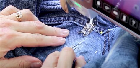 Wonderfil Specialty Threads How To Patch Jeans On The Inner Thigh