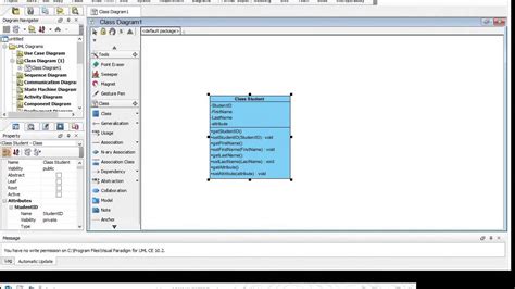 Visual Paradigm For Class Diagrams Youtube