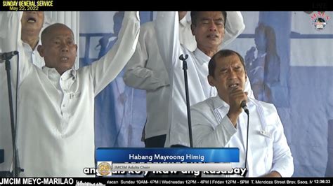 Habang Mayroong Himig JMCIM Meycauayan Bulacan Adult S Choir May 22