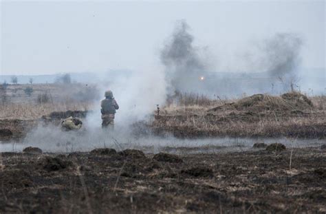 Donbas Update Russian Led Forces Resort To Artillery Ukraine Reports