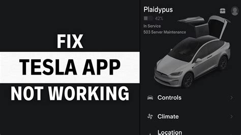 Tesla App Not Working How To Fix Tesla App Not Working Working Youtube