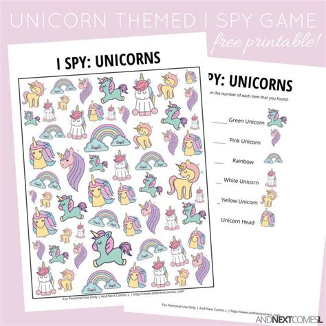 20 Inspiring Free Printable Unicorn Games Photos Unicorn Birthday