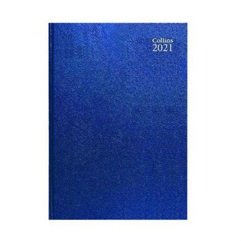 Collins Desk Diary Week To View A4 Blue 2021 Cd40bu21 A4 Diaries