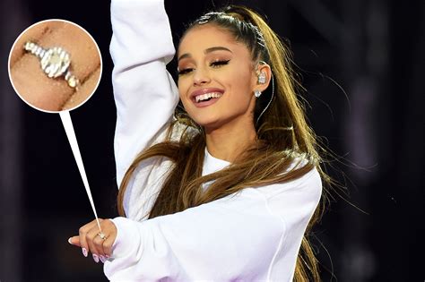 With that in mind, grande chose to respect late and legendary rapper the notorious b.i.g. Ariana Grande Wears Diamond Ring at Manchester Show | PEOPLE.com