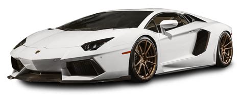 White Lamborghini Aventador Car PNG Image - PurePNG | Free transparent png image