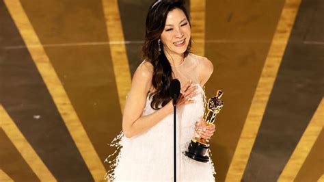 Michelle Yeoh Makes History As First Asian Woman To Win Best Actress Oscar For Everything