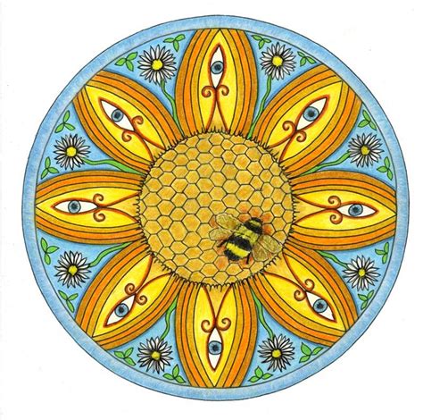 Litha Summer Solstice Pagan Mandalas Art And Design By Cat Stone