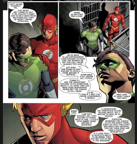 [comic Excerpt] Why Barry Is One Of The Best Hal Jordan And The Green