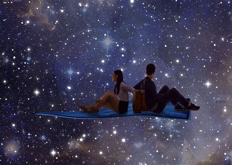 Fotoğraf Adam Gökyüzü Kadın Star Aşk Boşluk Romantik Gökada